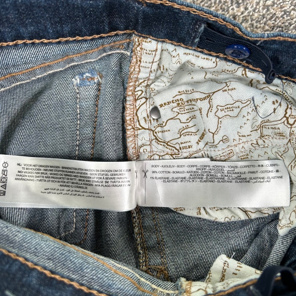 Ariat B5 Waco Slim Straight Leg Jeans Womens 16 Dark‎ Wash Denim Pants 10048253 - Picture 9 of 15